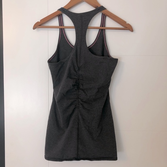 Lululemon Ruched Racerback Tank Top - Sz 8 - Picture 3 of 5